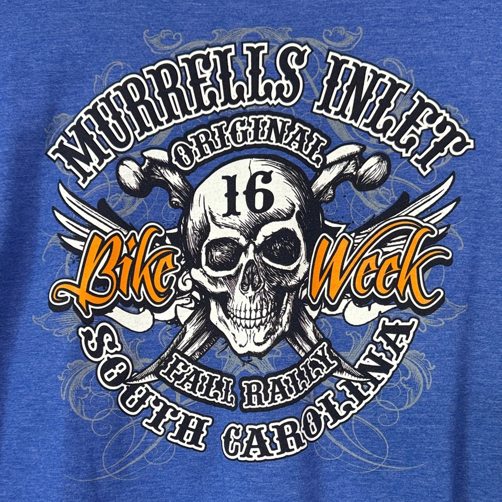 Blue Graphic Men's T-Shirt - Picture 3 of 4